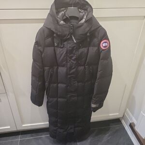 Canada Goose Black Long Puffer Jacket